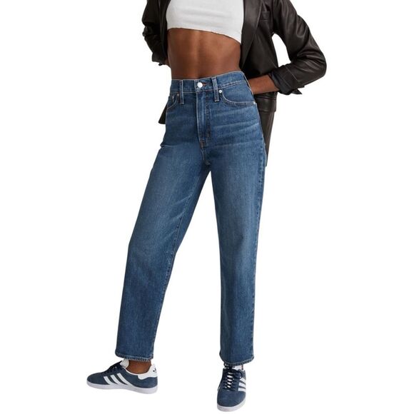 |EUC| MADEWELL The Perfect Vintage Straight Jean in Mayfield Wash - Picture 1 of 12